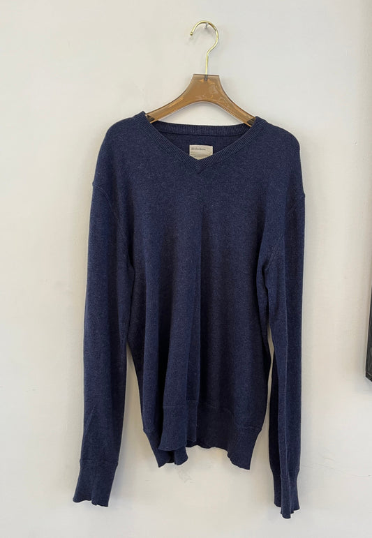 Life After Denim | Blue V Neck Sweater