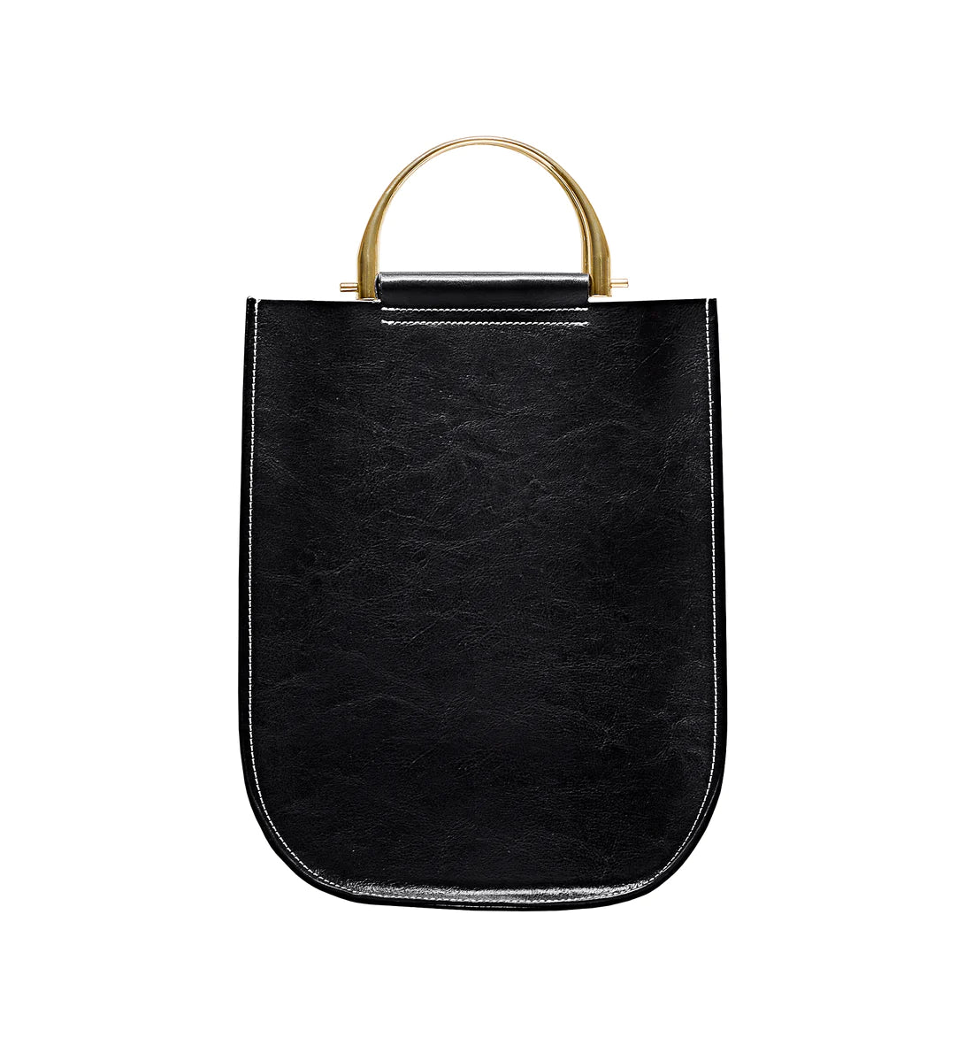 Soft Leather Tote in Black