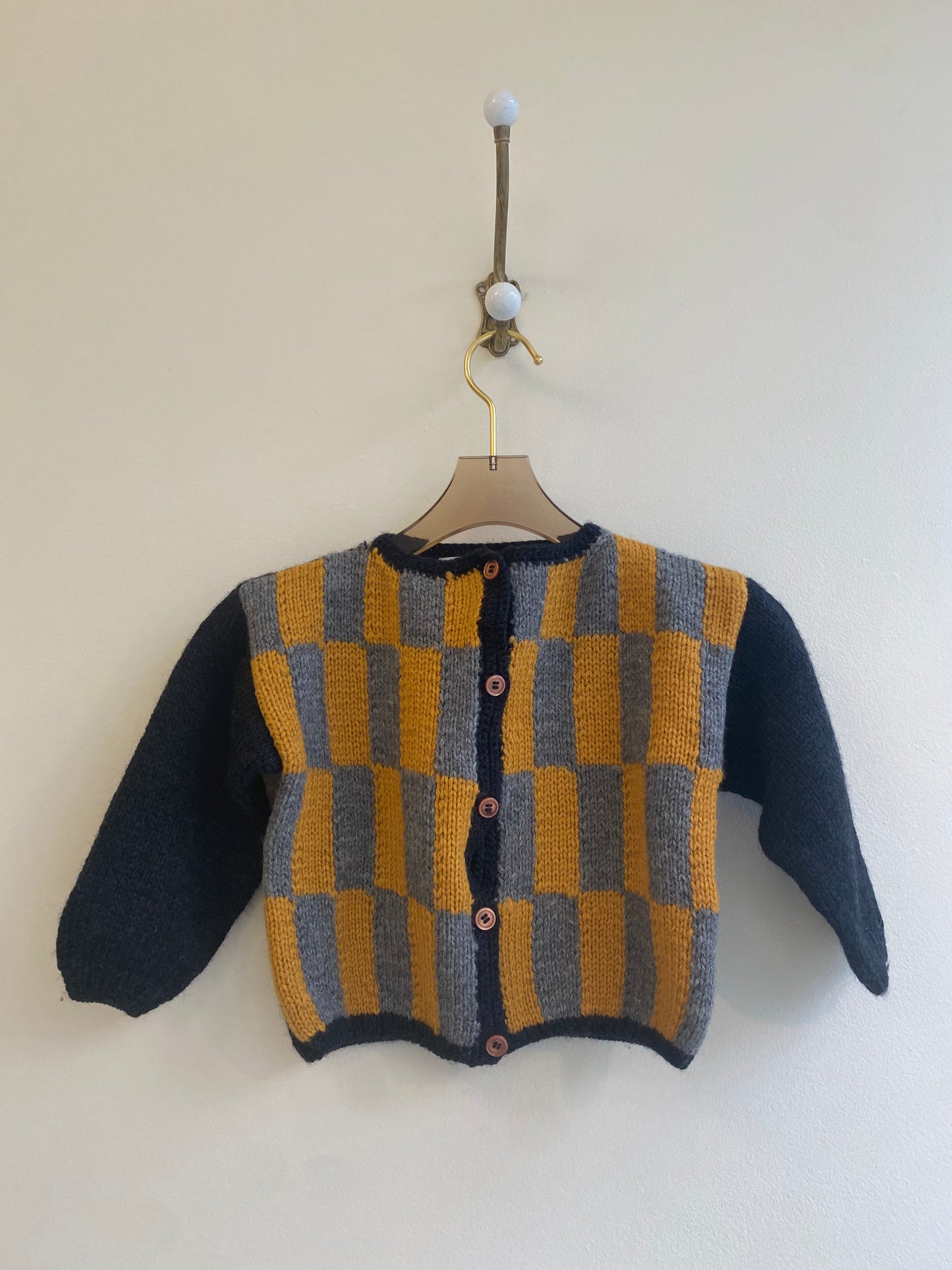 Kids Hand-Knit Wool Sweater by Cattavelli