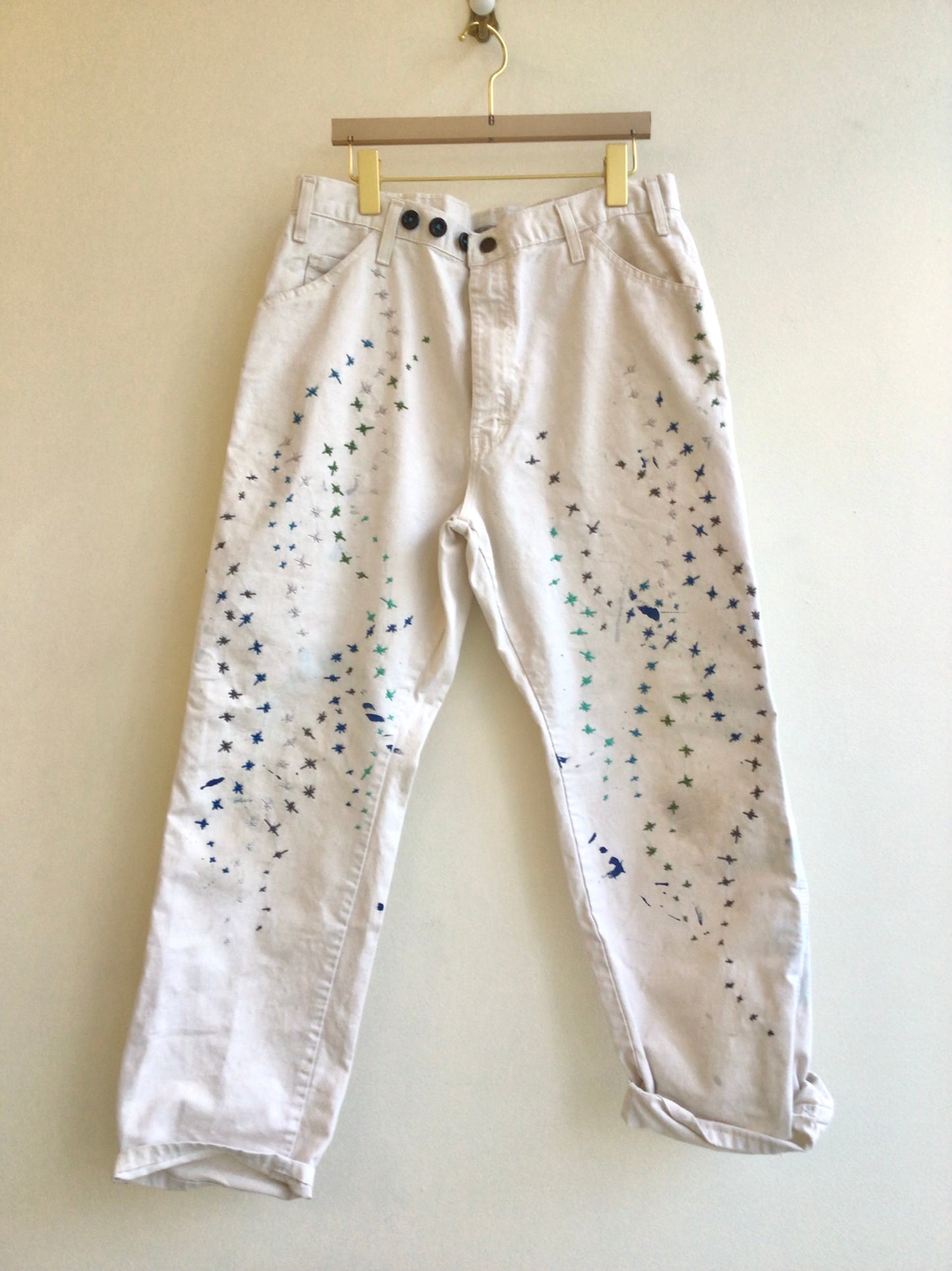 Vintage Painters Pants (Star Constellation Embroidered)