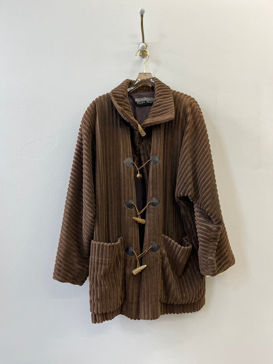 Brown Corduroy Duffle Coat