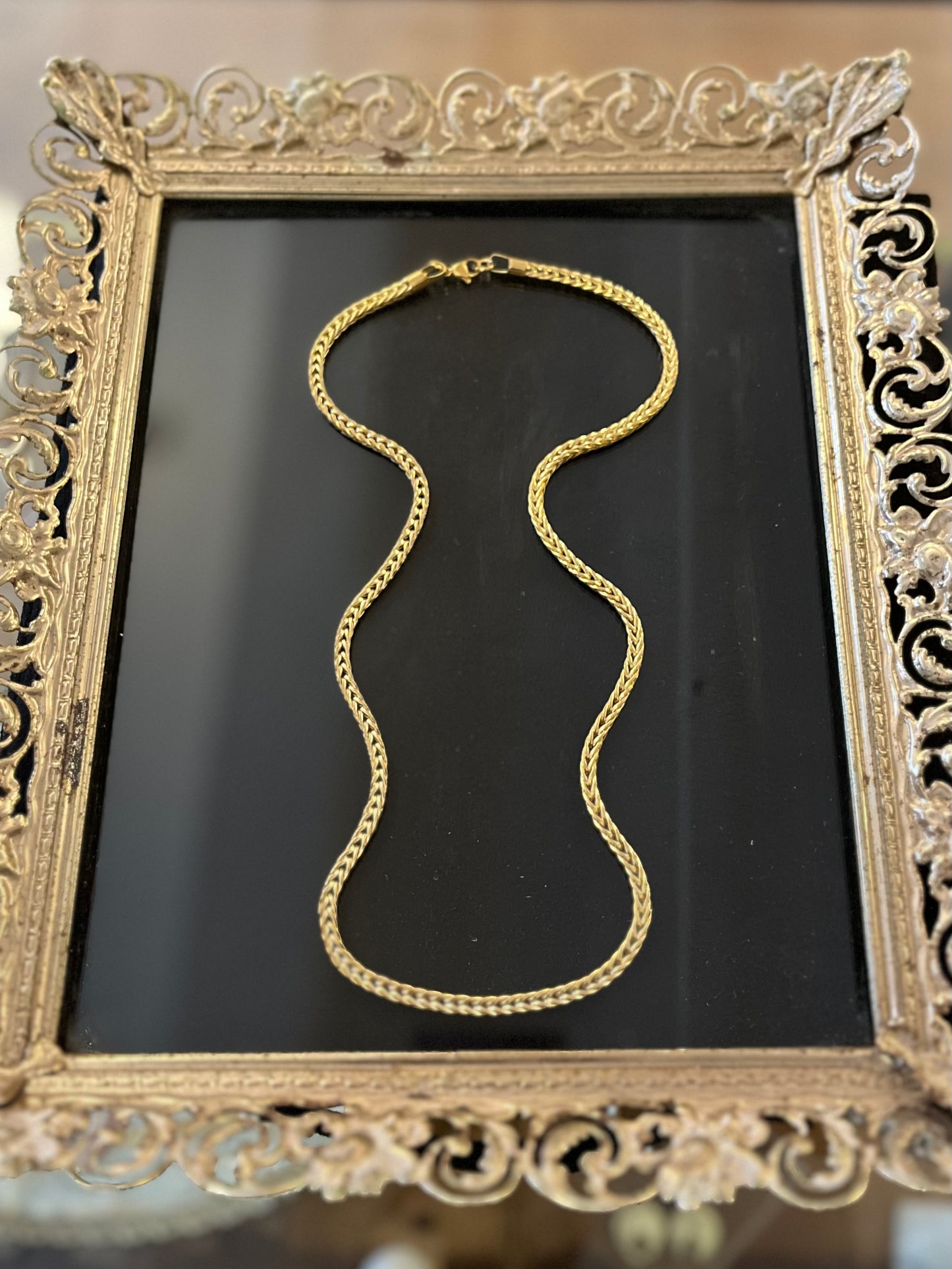 Dunia Jewelry | 23.5” Stainless Steel Braided Necklace
