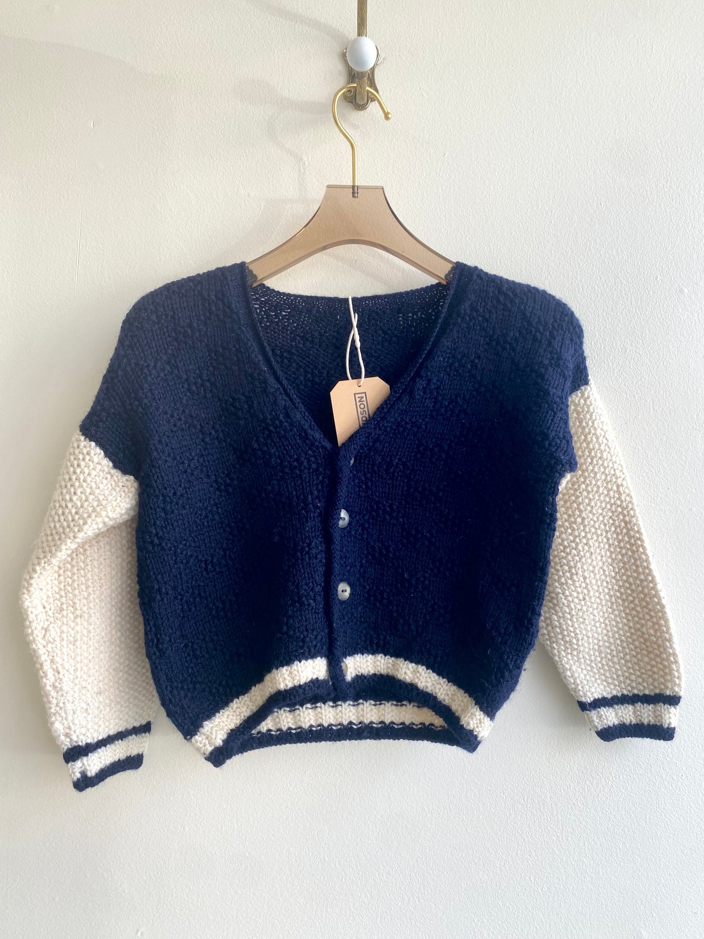 Kids Hand-Knit Wool Sweater by Cattavelli