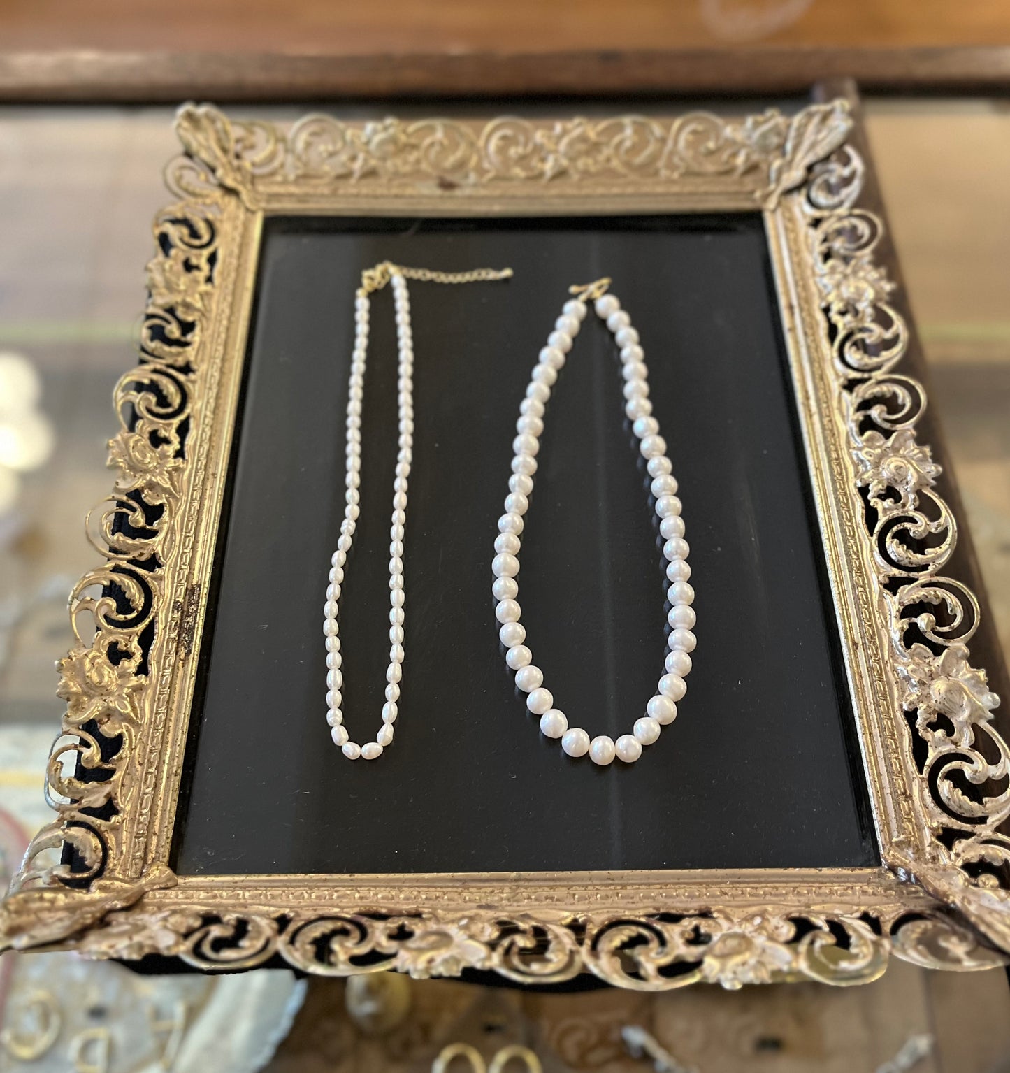 Dunia Jewelry 18' Gold Pearl Necklaces