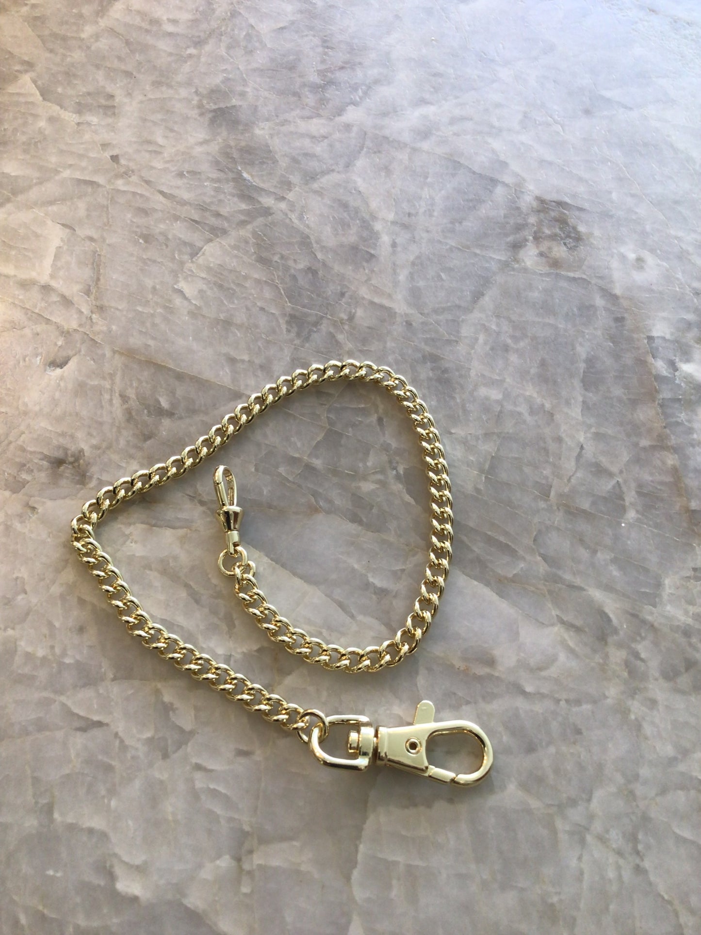 14K Gold Plated Stainless Steel Curb Chain Choker