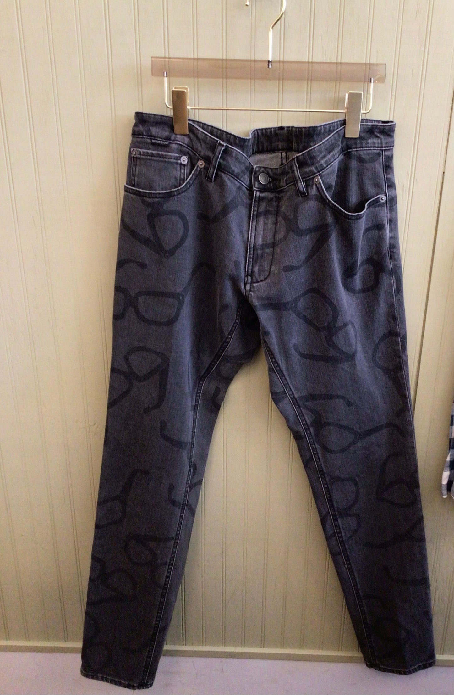 Victor & Rolf Print Jeans