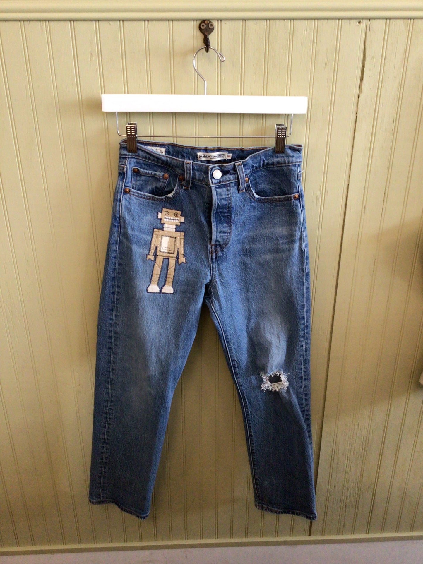 Robot Patch Jeans