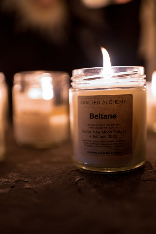 Exalted Alchemy Beltane Candle